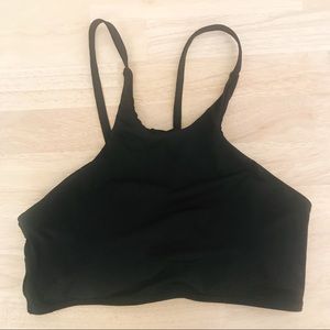 D/DD High Neck Strappy Black Sunn Lab Bikini NWT